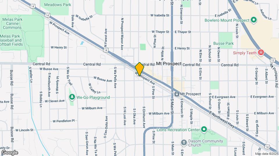 315 W Prospect Ave Map and Location Details