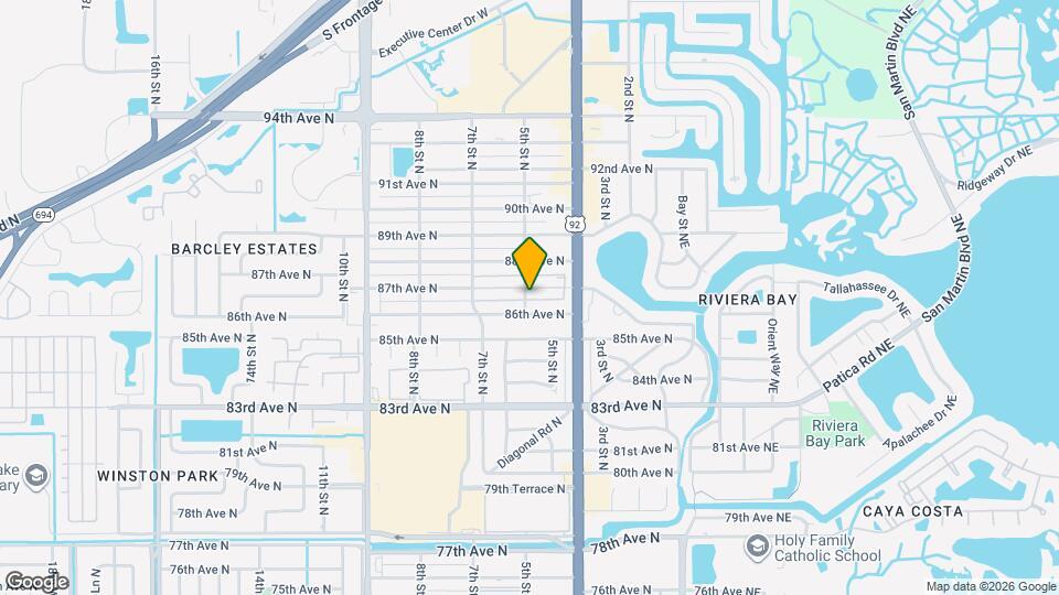 8615 5th St N Map and Location Details