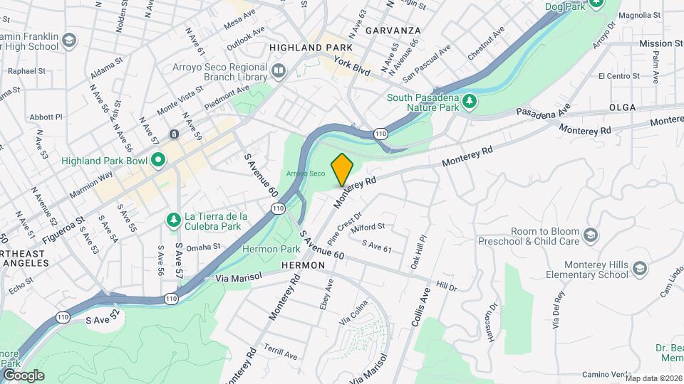 6215 Monterey Rd Mapa y Detalles de la Ubicación