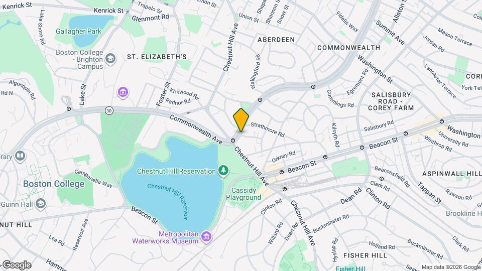 1773 Commonwealth Ave Map and Location Details