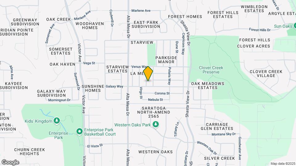 3881 Pegasus St Map and Location Details