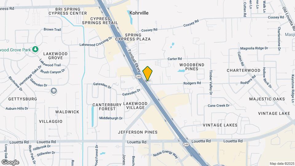 21804 Tomball Pkwy Map and Location Details