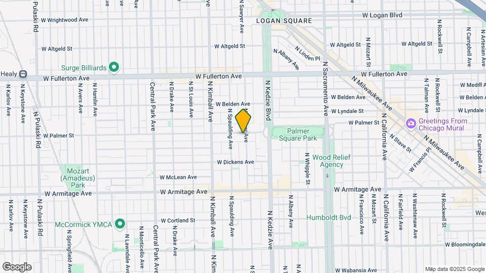 3257 W Palmer St Map and Location Details