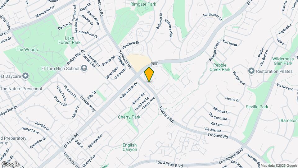 25885 Trabuco Rd Map and Location Details