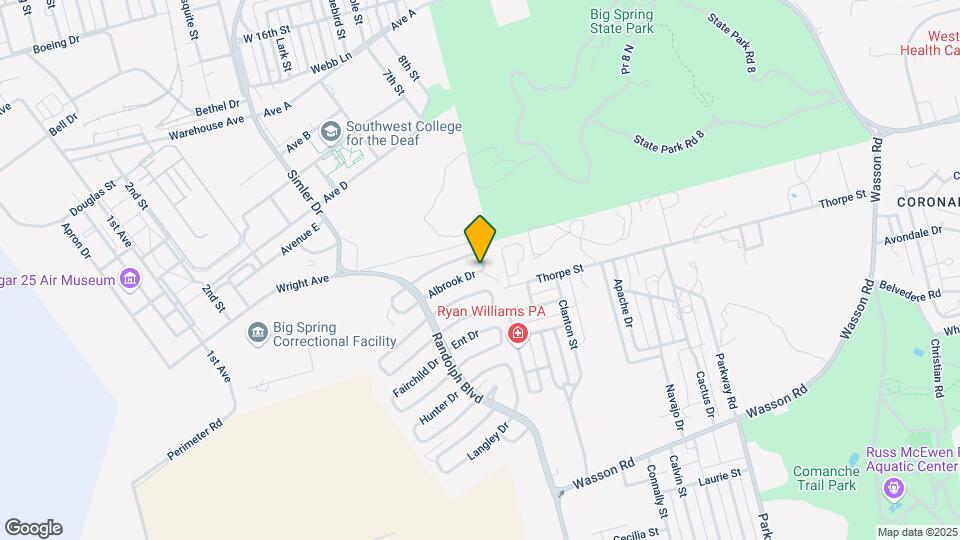 2600 Albrook Dr Map and Location Details