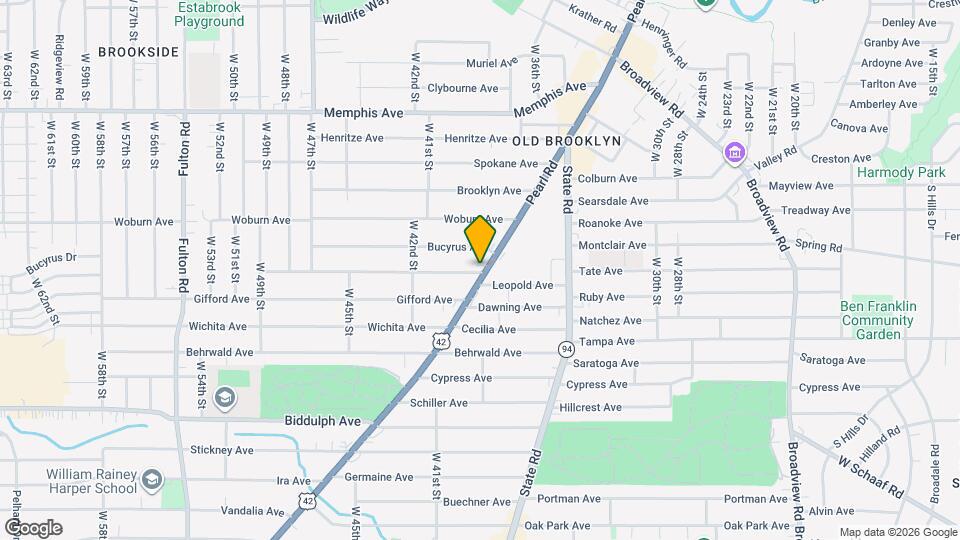 4438 Pearl Rd Map and Location Details