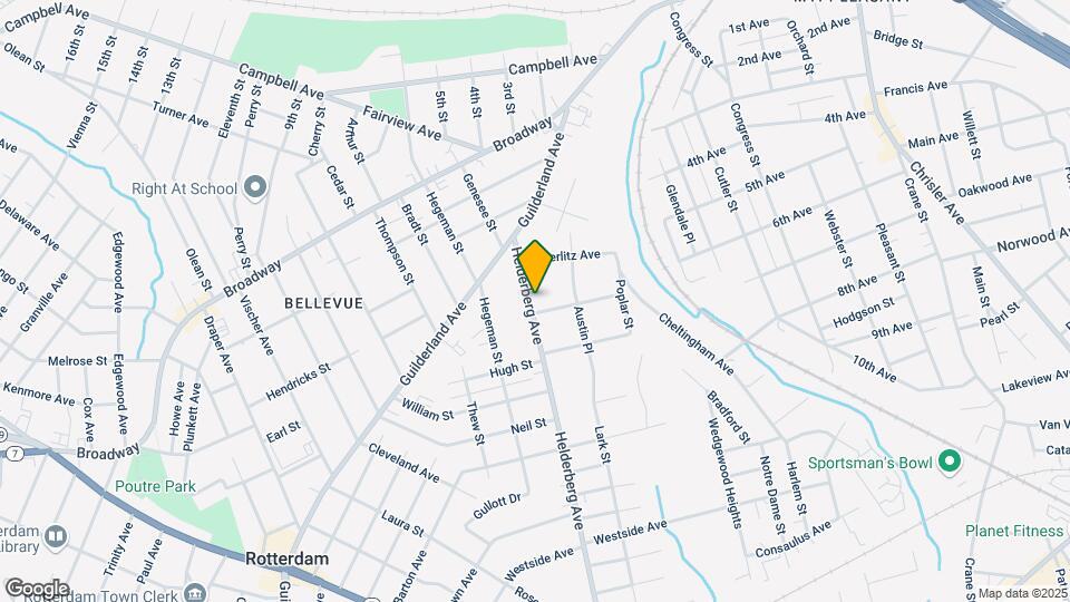 1043 Helderberg Ave Map and Location Details