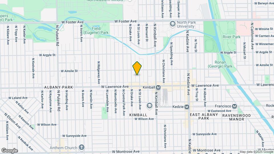 4836 N St Louis Ave Mapa y Detalles de la Ubicación