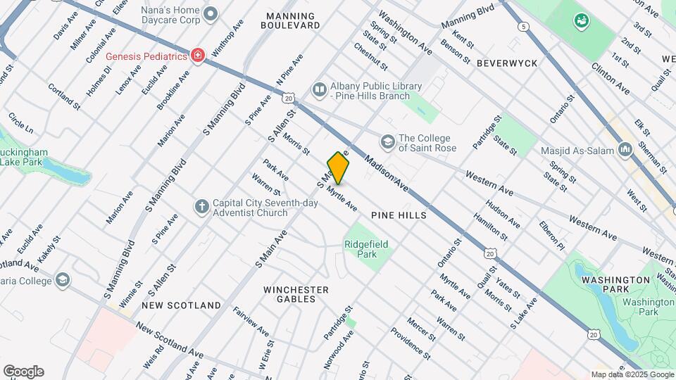 817 Myrtle Ave, Unit 2 Map and Location Details