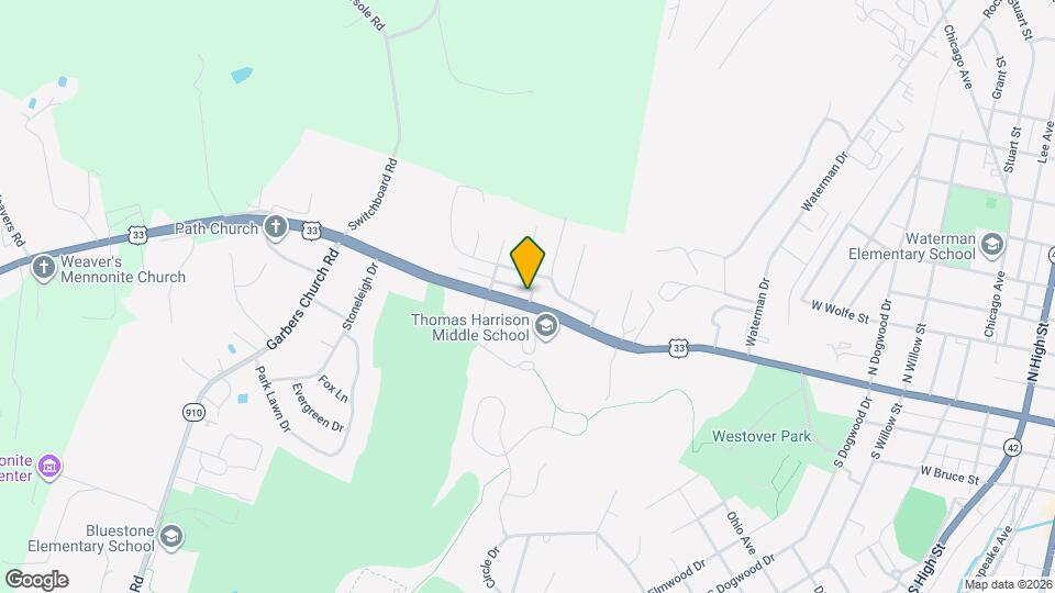 1422 W Market St Map and Location Details