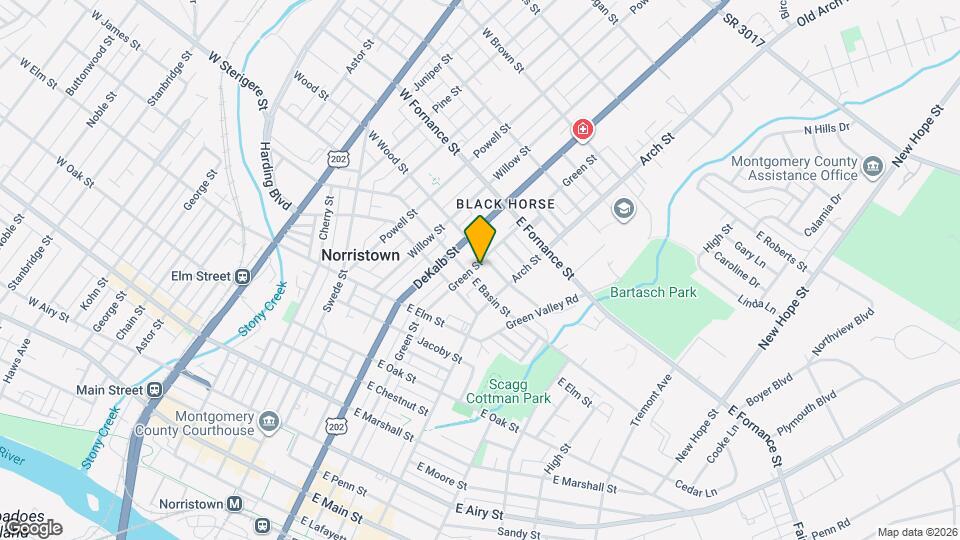 1206 Green St Map and Location Details