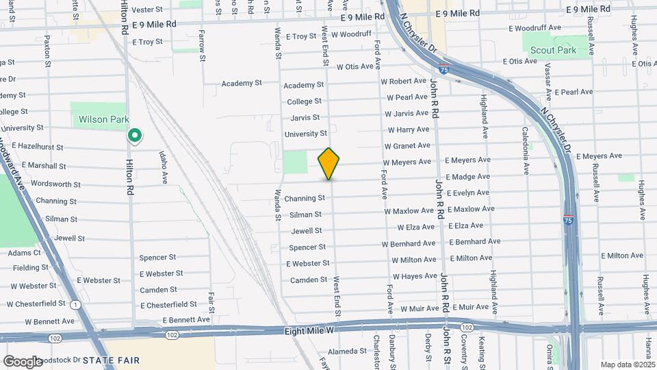 1824 Wordsworth St Map and Location Details