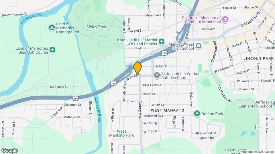 802 Carney Ave Map and Location Details