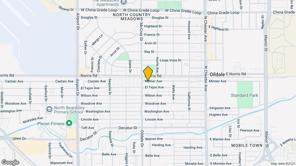 415 Minner Ave Map and Location Details