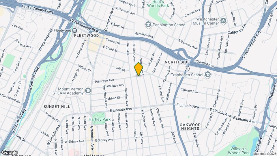 222 Primrose Ave Map and Location Details