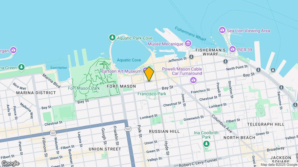 865 North Point St Map and Location Details