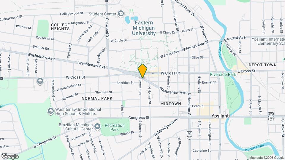 234 N Summit St Map and Location Details