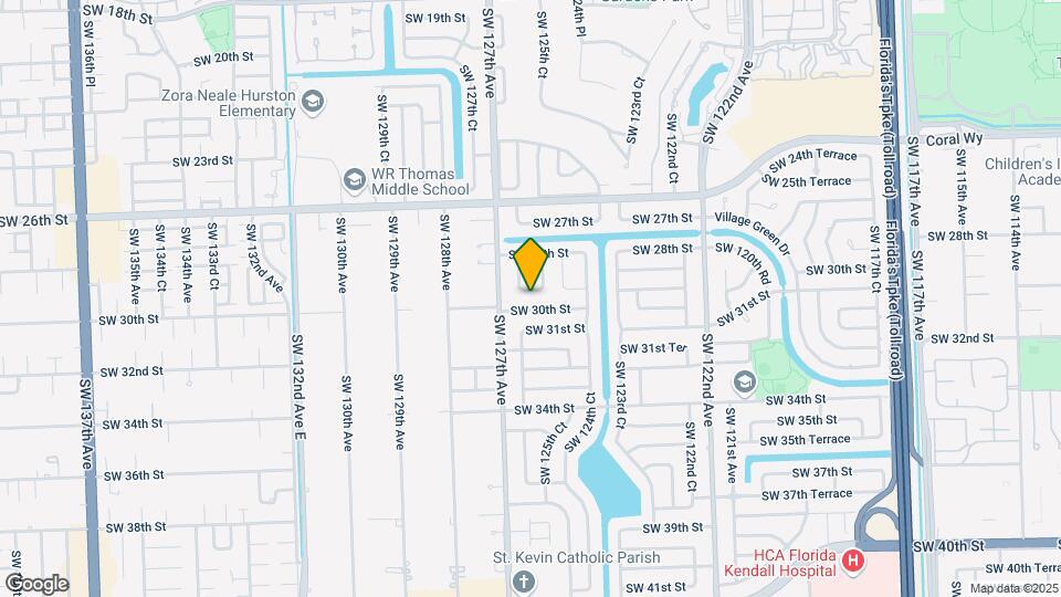 12530 SW 29th Terrace Map and Location Details