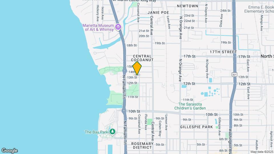 1295 13th St Map and Location Details