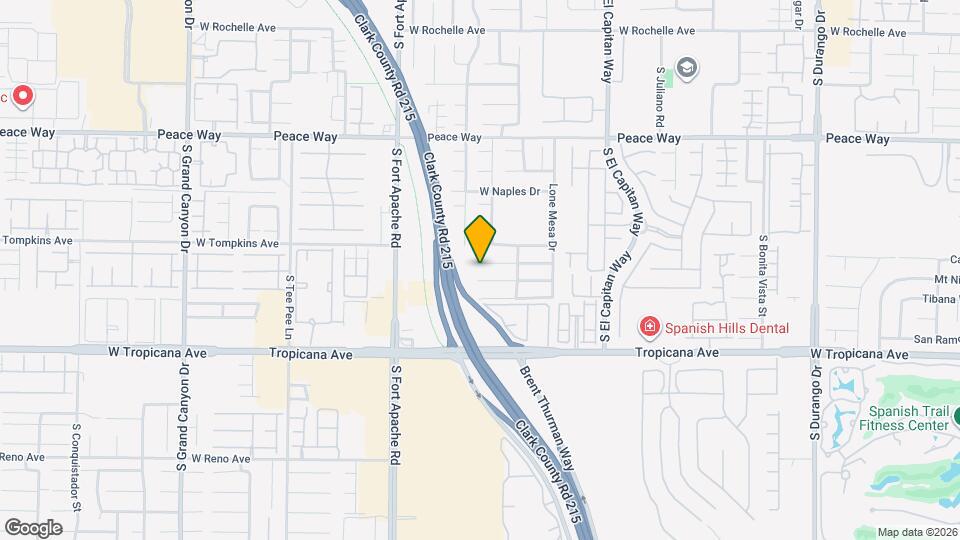 9235 Sangria Ln Map and Location Details