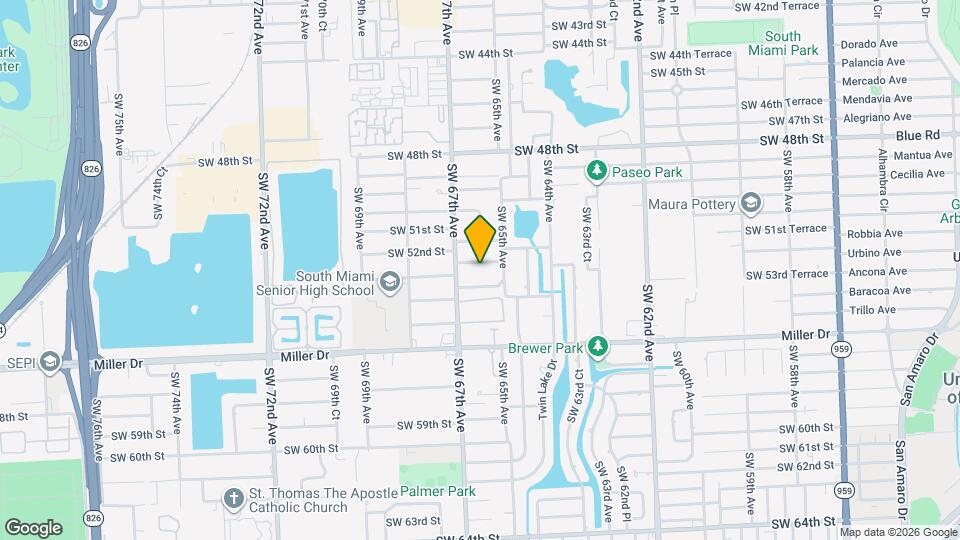 6566 SW 52nd Terrace Mapa y Detalles de la Ubicación