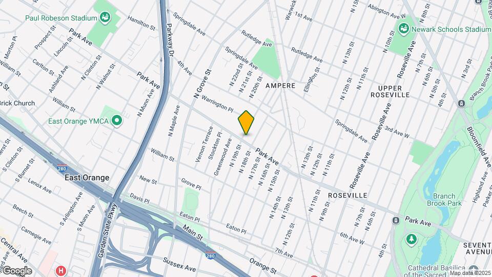 110 Park Ave Map and Location Details