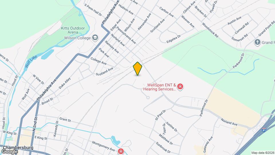 317 S Main St Map and Location Details