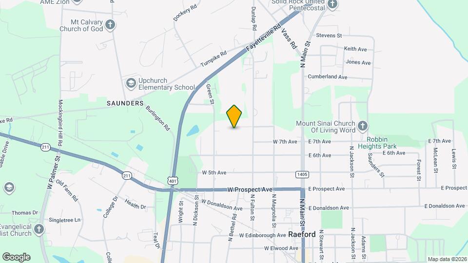 403 W 8th Ave Map and Location Details