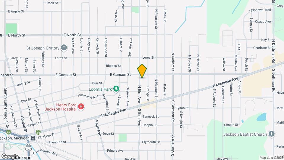 305 N Elm Ave Mapa y Detalles de la Ubicación