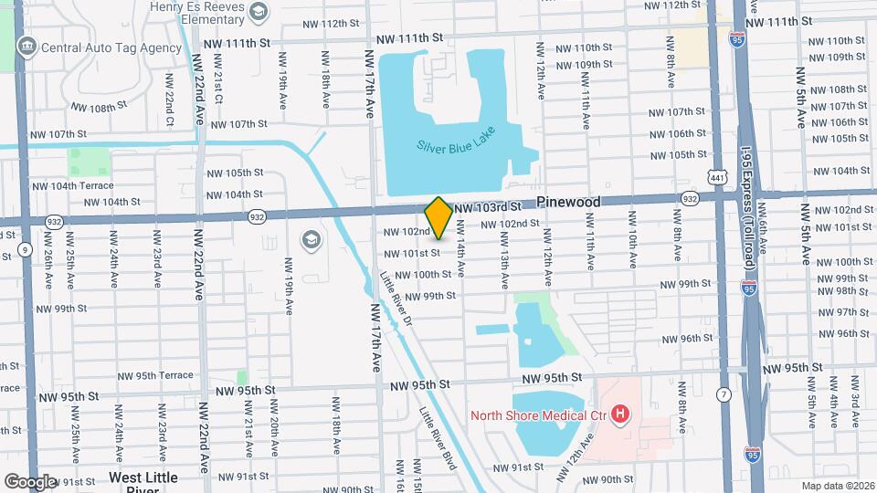 1447 NW 101st St Map and Location Details