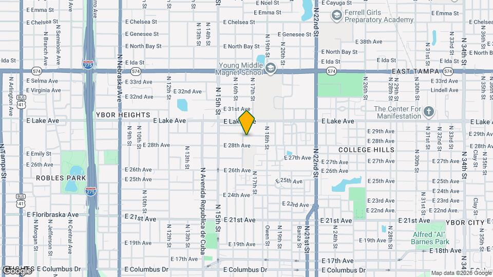 1603 E 29th Ave Mapa y Detalles de la Ubicación
