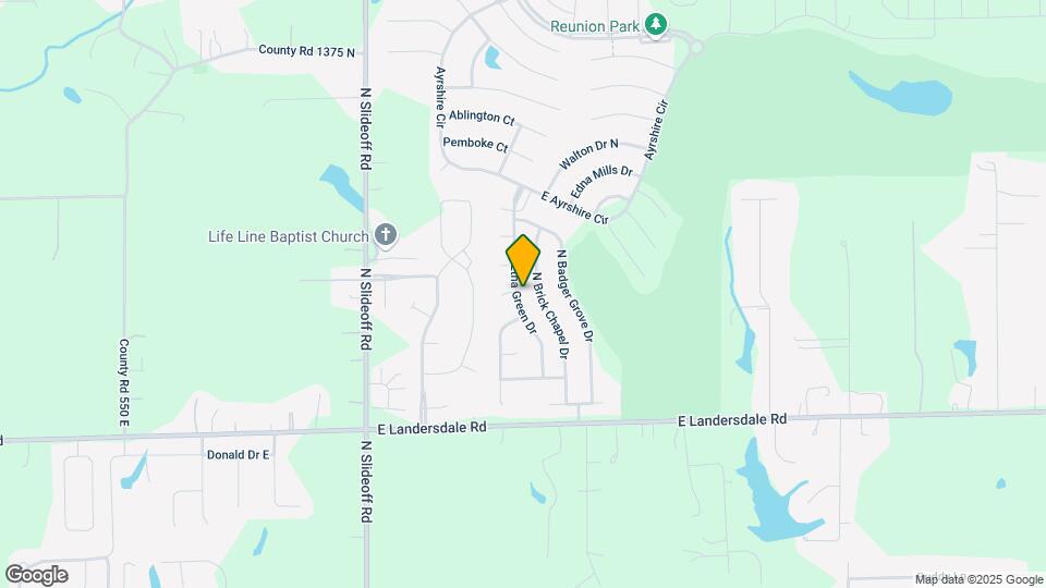 13277 N Etna Green Dr Map and Location Details