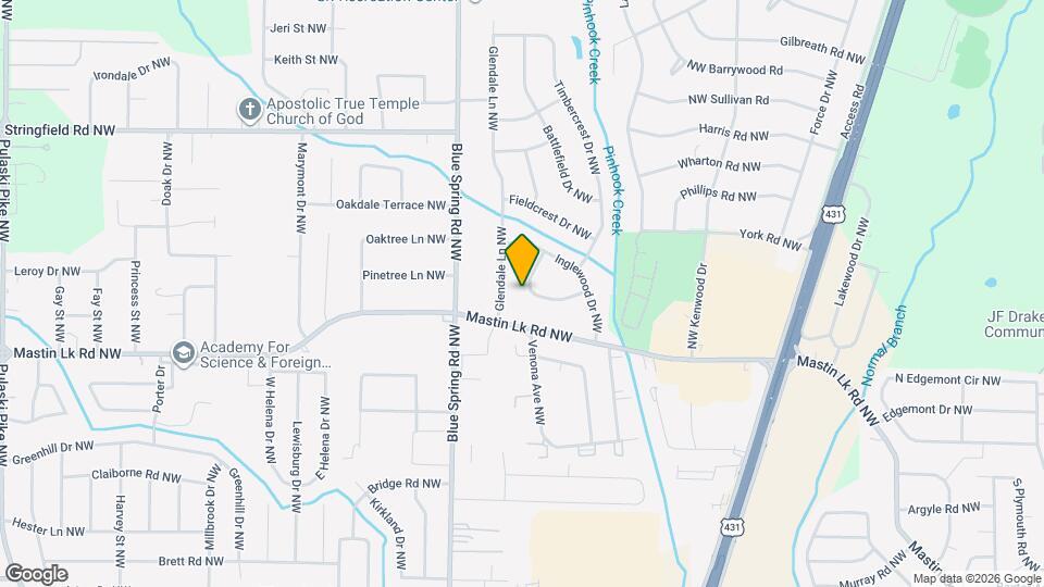 2519 Birchfield St NW Map and Location Details