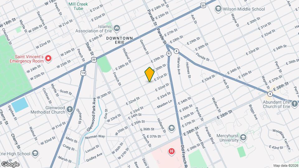 225 E 31st St, Unit 2 Mapa y Detalles de la Ubicación