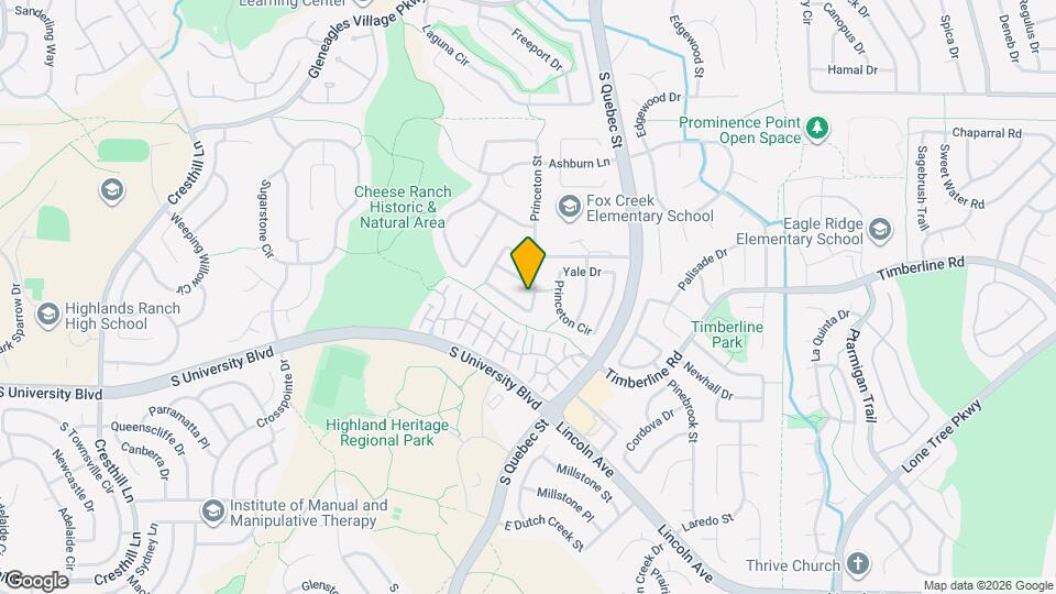 9393 Princeton St Map and Location Details