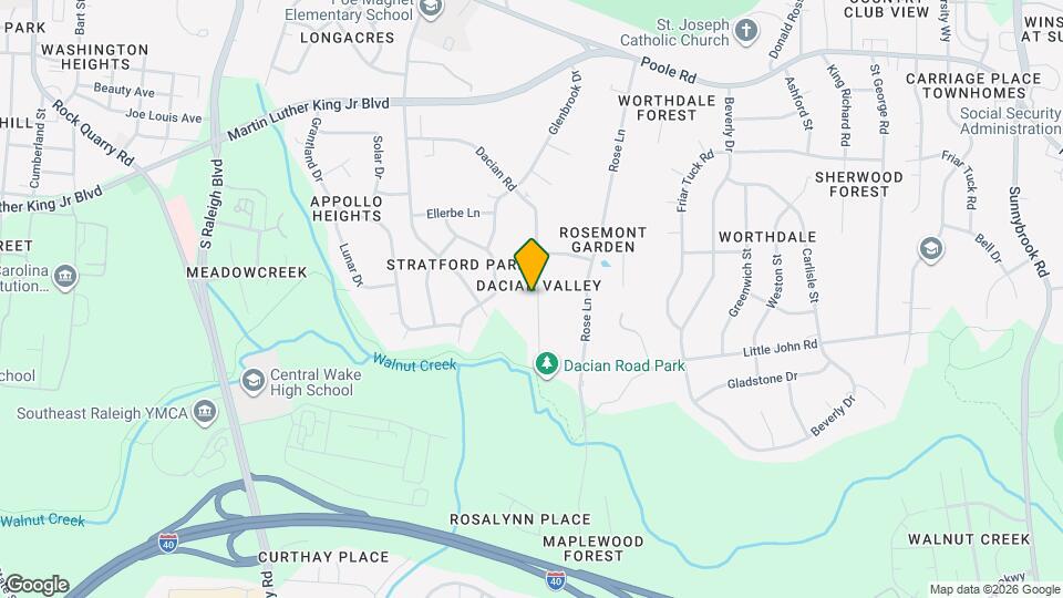 520 Dacian Rd Map and Location Details