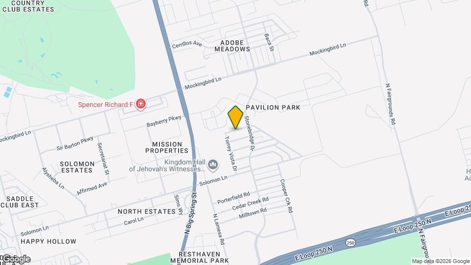 1206 Burgandy Dr Map and Location Details