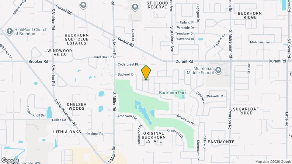 2720 Briarpatch Dr Map and Location Details