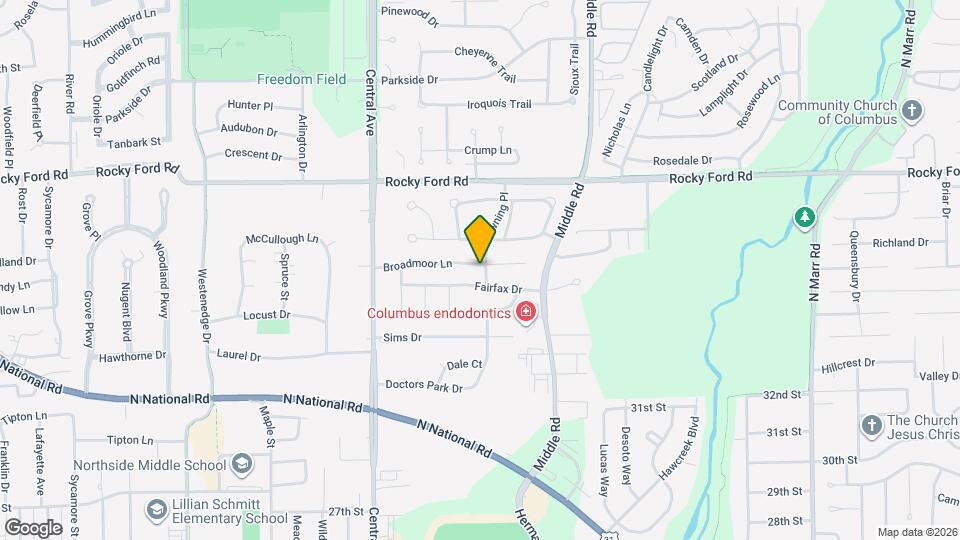 2289 Broadmoor Ln Mapa y Detalles de la Ubicación