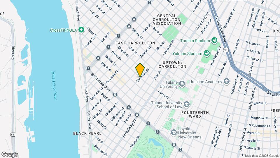 7500 Freret St, Unit 7500 Map and Location Details