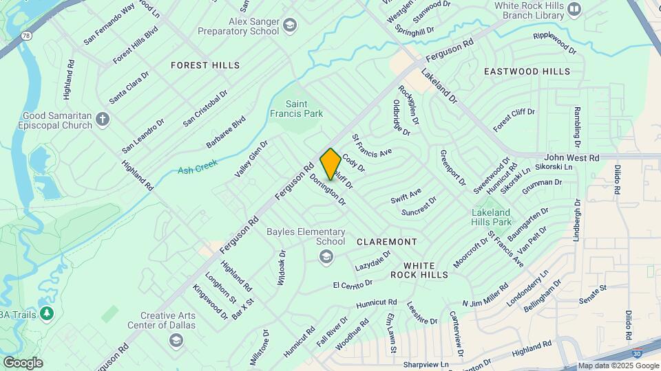 2345 Dorrington Dr Map and Location Details