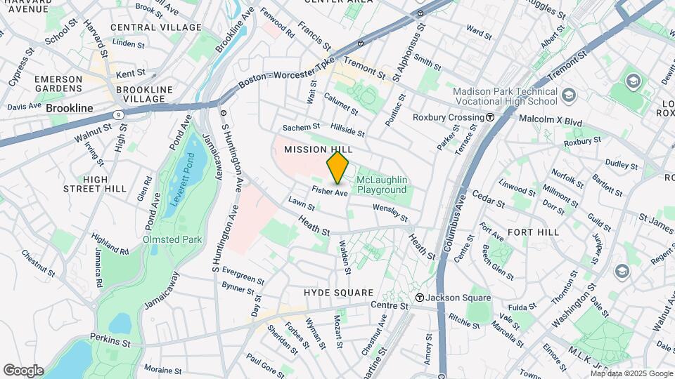 107 Fisher Ave Map and Location Details