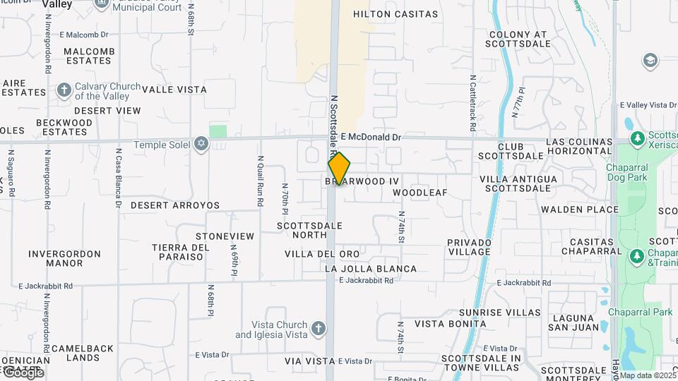 7207 E Solano Dr Map and Location Details