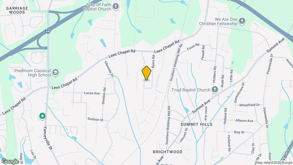 4708 Byers Ridge Dr Map and Location Details