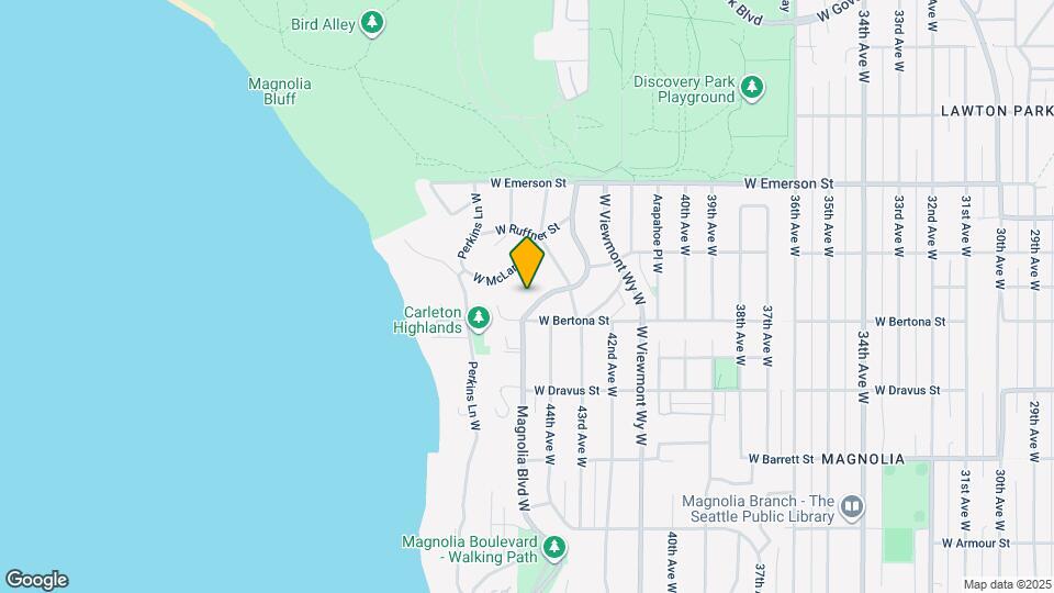 3425 Magnolia Blvd W Map and Location Details