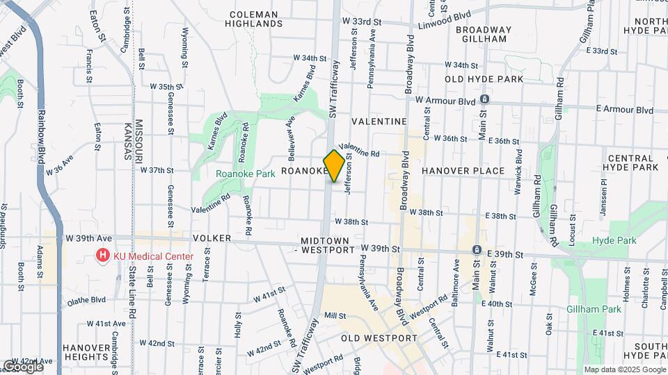 720-722 W 37th St Map and Location Details