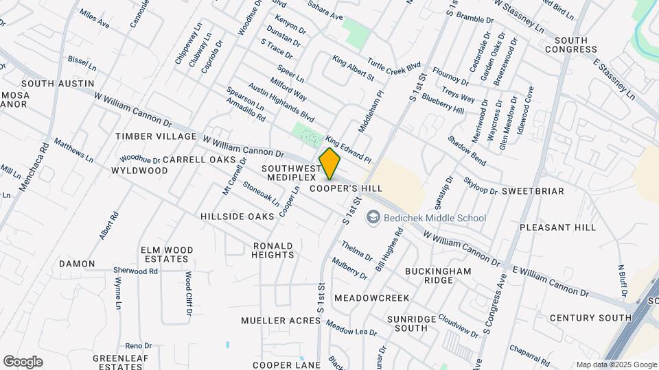739 W William Cannon Dr Map and Location Details