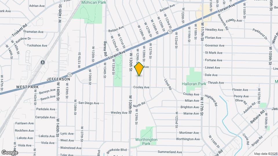 3579 W 129th St Map and Location Details