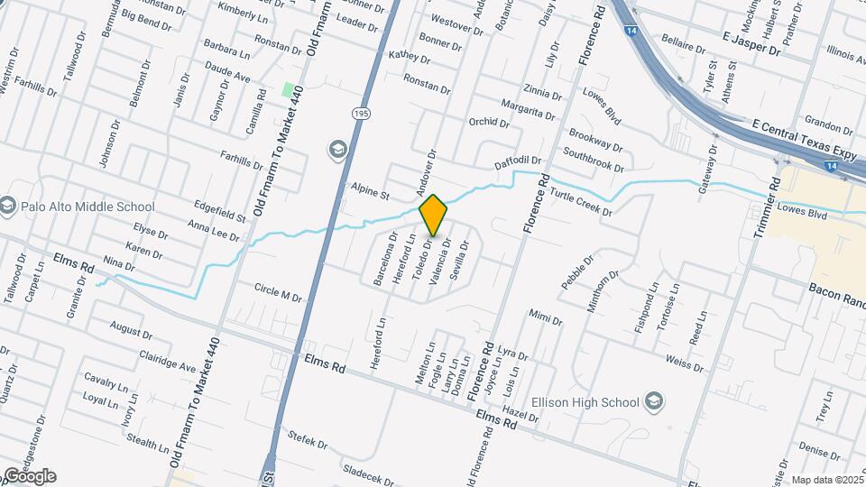 3208 Toledo Dr Map and Location Details