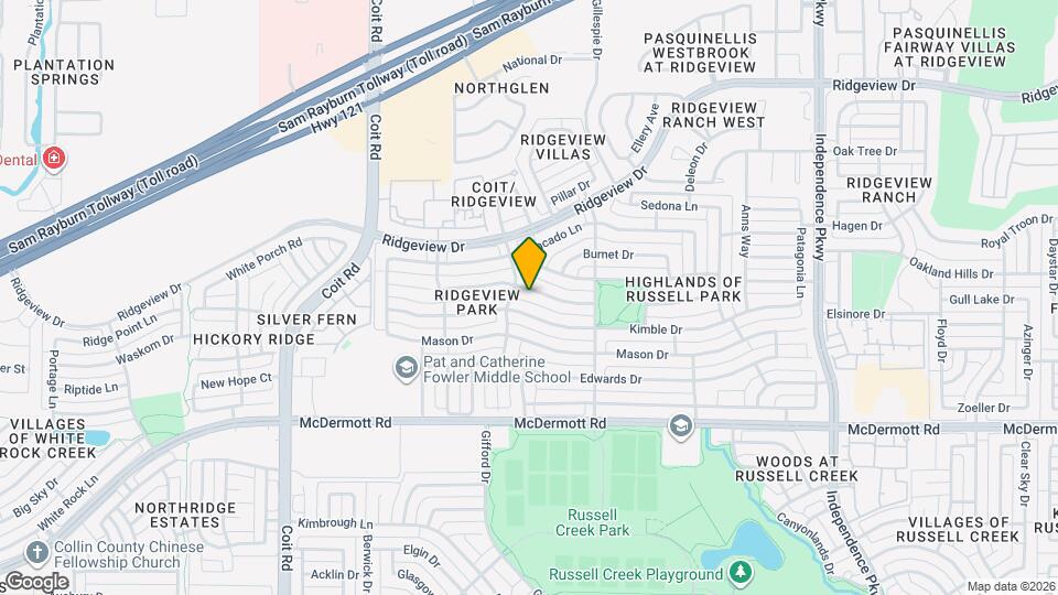3544 Brewster Dr Map and Location Details